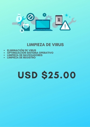 Limpieza de virus