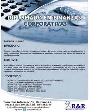 Finanzas Corporativas - Diplomado
